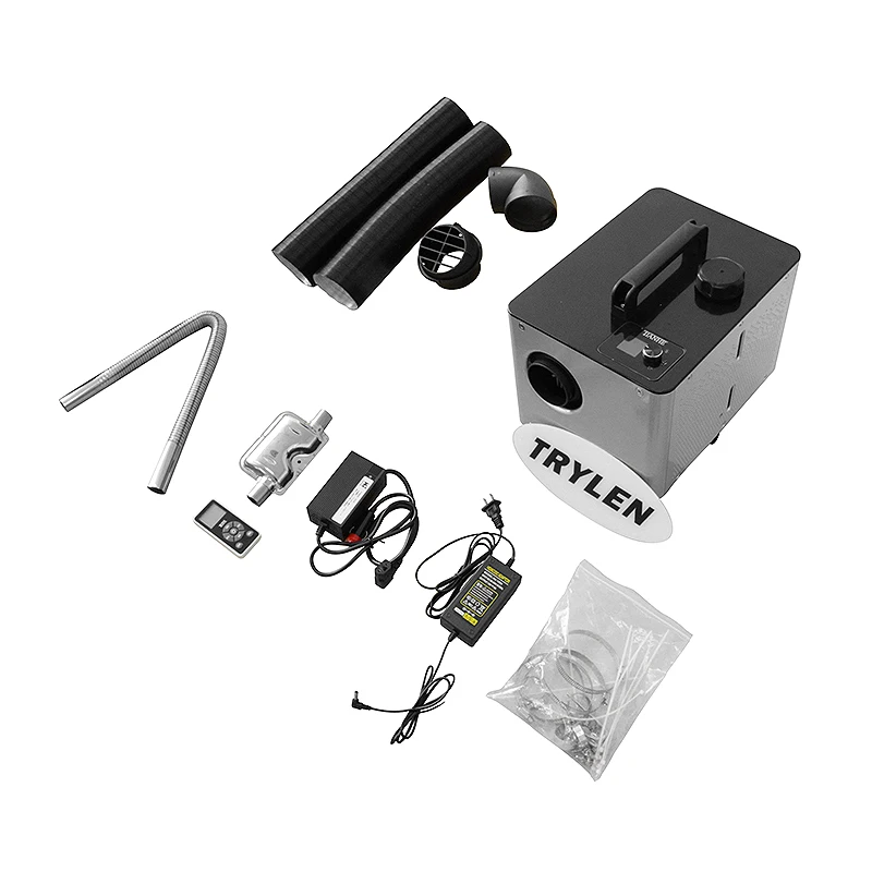 ملحقات سخان الديزل الكل في واحد 2KW 12V، سخان هواء مدمج لوقوف السيارات مع تسخين فعال للشاحنة والمركبات على الطرق الوعرة ​