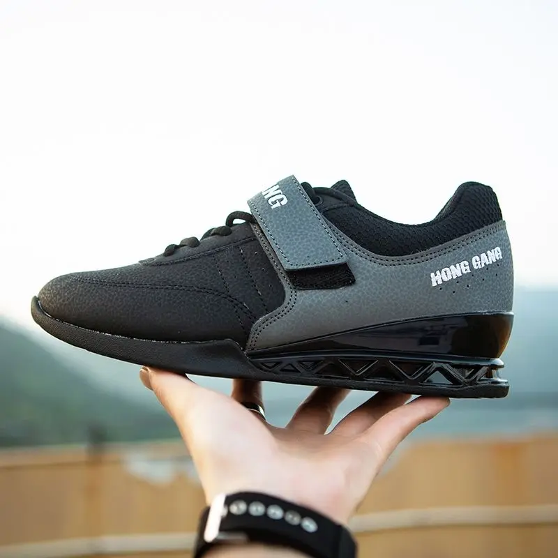 

2025 супер крутые кроссовки для тяжелой атлетики, мужская домашняя тренировочная обувь для тяжелой атлетики, удобная обувь для приседаний с жесткой тягой для мужчин