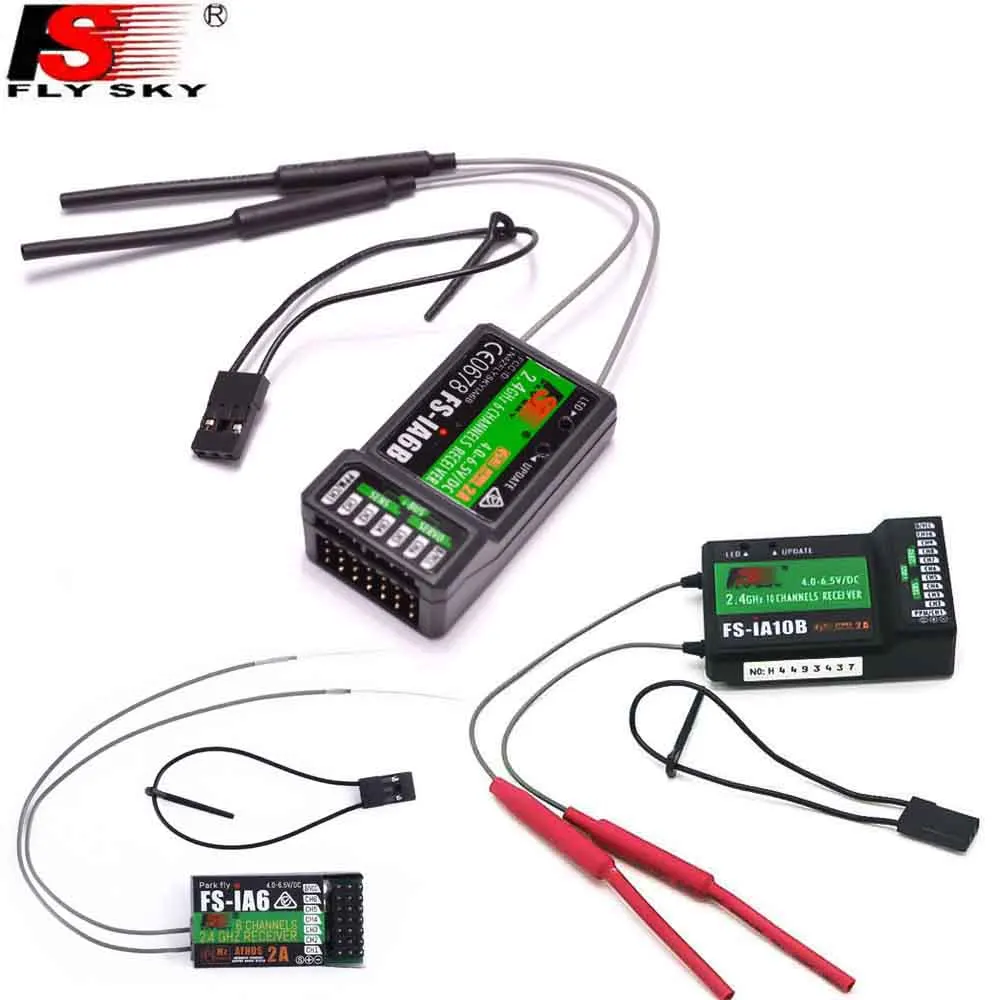 FlySky FS-i6 2.4G 6CH AFHDS RC Transmitter With FS-iA6 FS-iA6B FS-iA10B Receiver for Airplane Heli UAV Multicopter Drone