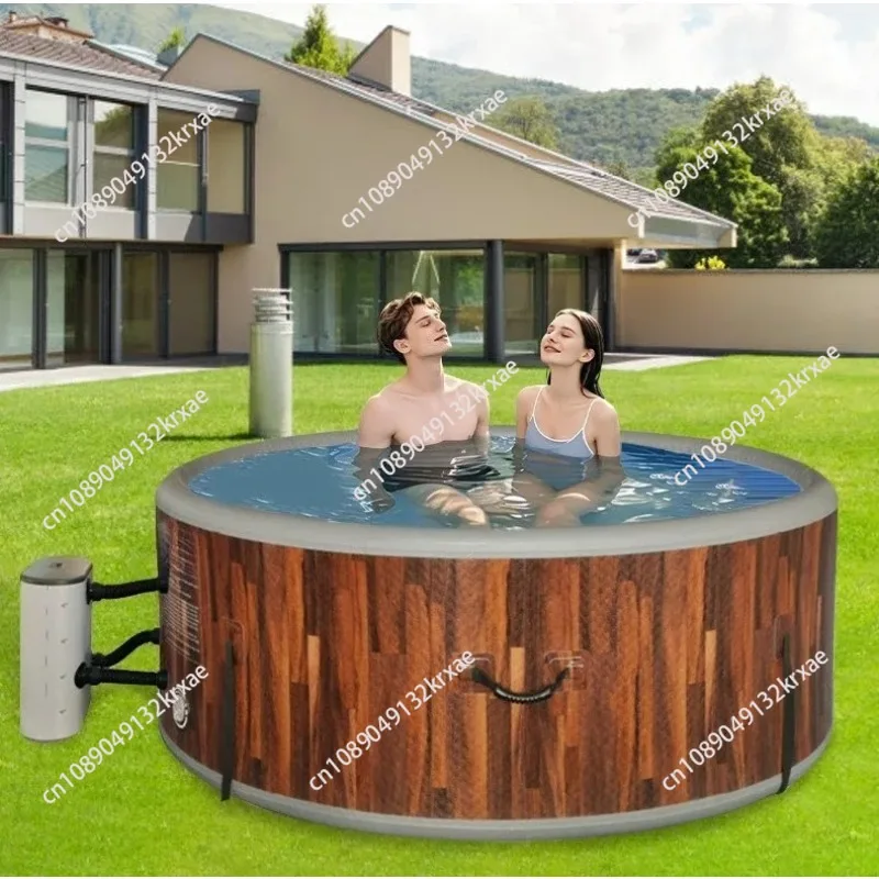 Thermostatic Jacuzzi Inflatable Outdoor Family Spa Pool Medicinal Bath Health Pool Sauna Pool