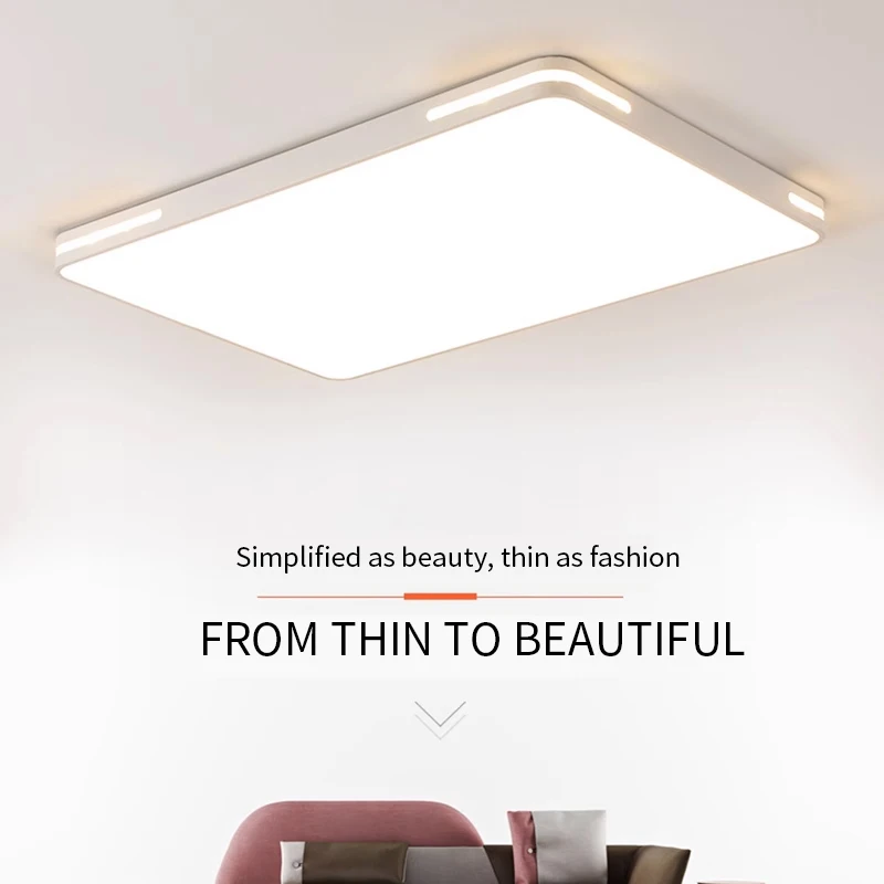 

Nordic LED Ceiling Lamp Lustre Home Decor Living Room Light Remote Dimming Dining Bedroom Study Aisle Lighting Children Fixtures
