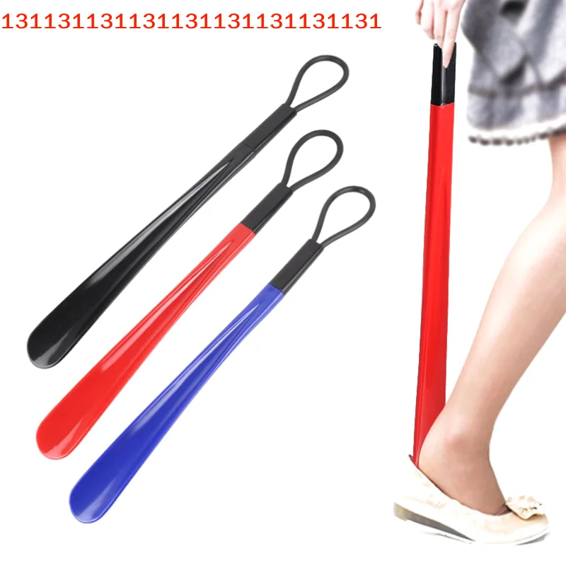 Extra Long Shoe Horns Black Plastic Shoe Horn Spoon Shape Shoehorn Shoe Lifter Flexible Shoe Lifter Shoes Accessorie