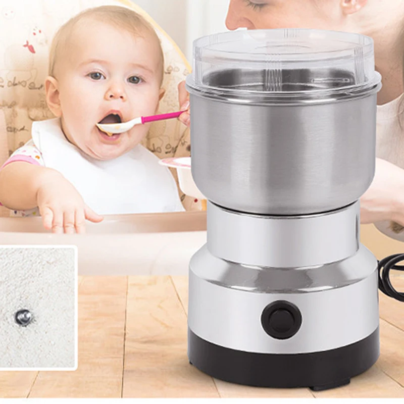 다기능 150W 커피 그라인더 스테인레스 전기 허브/향신료/견과류/곡물/커피 콩 연삭 곡물 분쇄기 150W