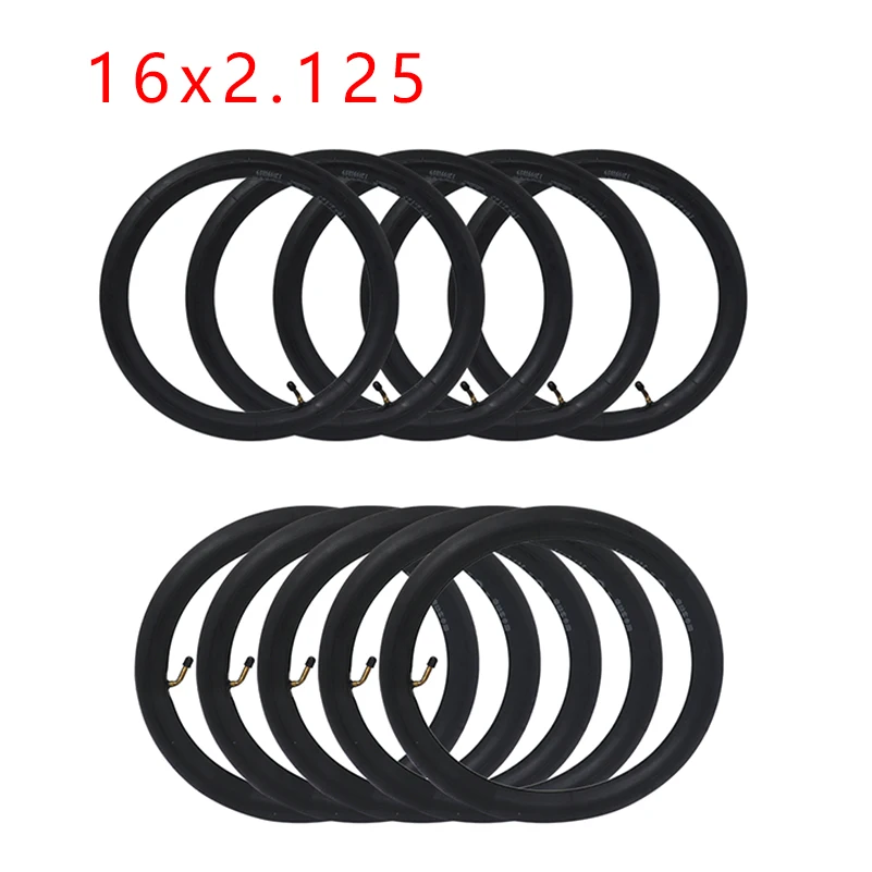 5 Pcs CHAOYANG 16 Inch 16x2.125 Inner Tube Butyl Rubber Camera For Many Gas Electric Scooters E-Bike 16*2.125  Tyre Parts