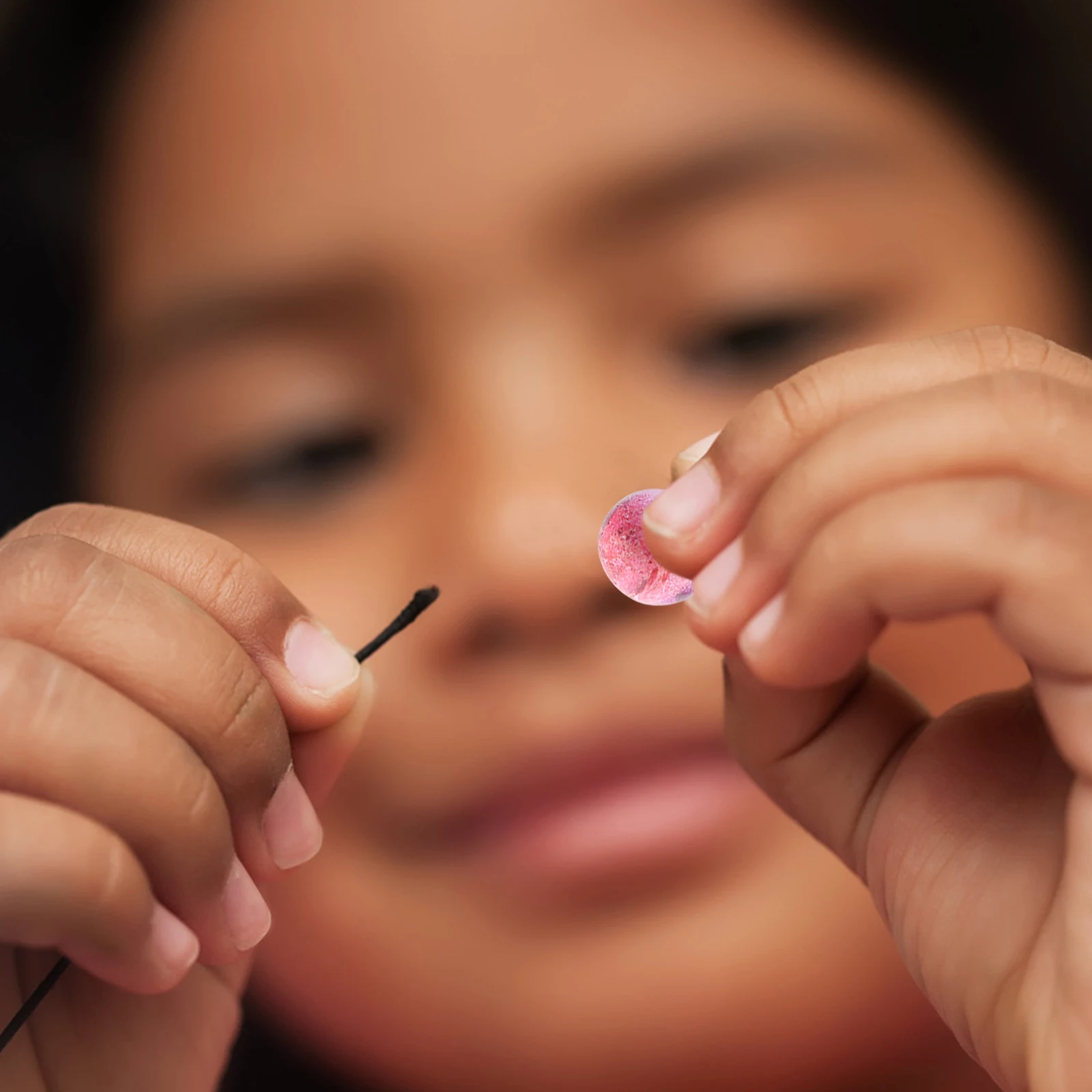 

150Pcs Glass Beads for Jewelry Making Round Crackle Pattern Smooth Spacer Beads DIY Craft Supplies Loose Bead Charms