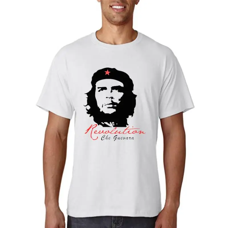 Men's T shirt Top Quality100% cotton che guevara revolution printing cool loose o neck men tshirt t shirt male tee shirts