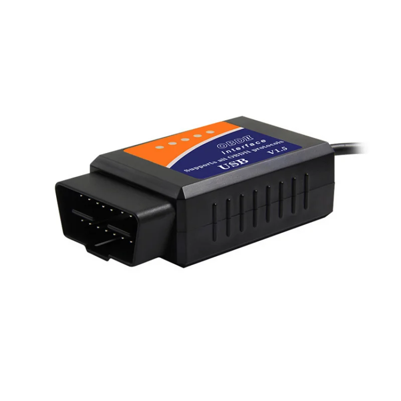 ELM327 USB V1.5 OBD2 Scanner Automobile malfunction diagnosis instrument with 25K80 Chip
