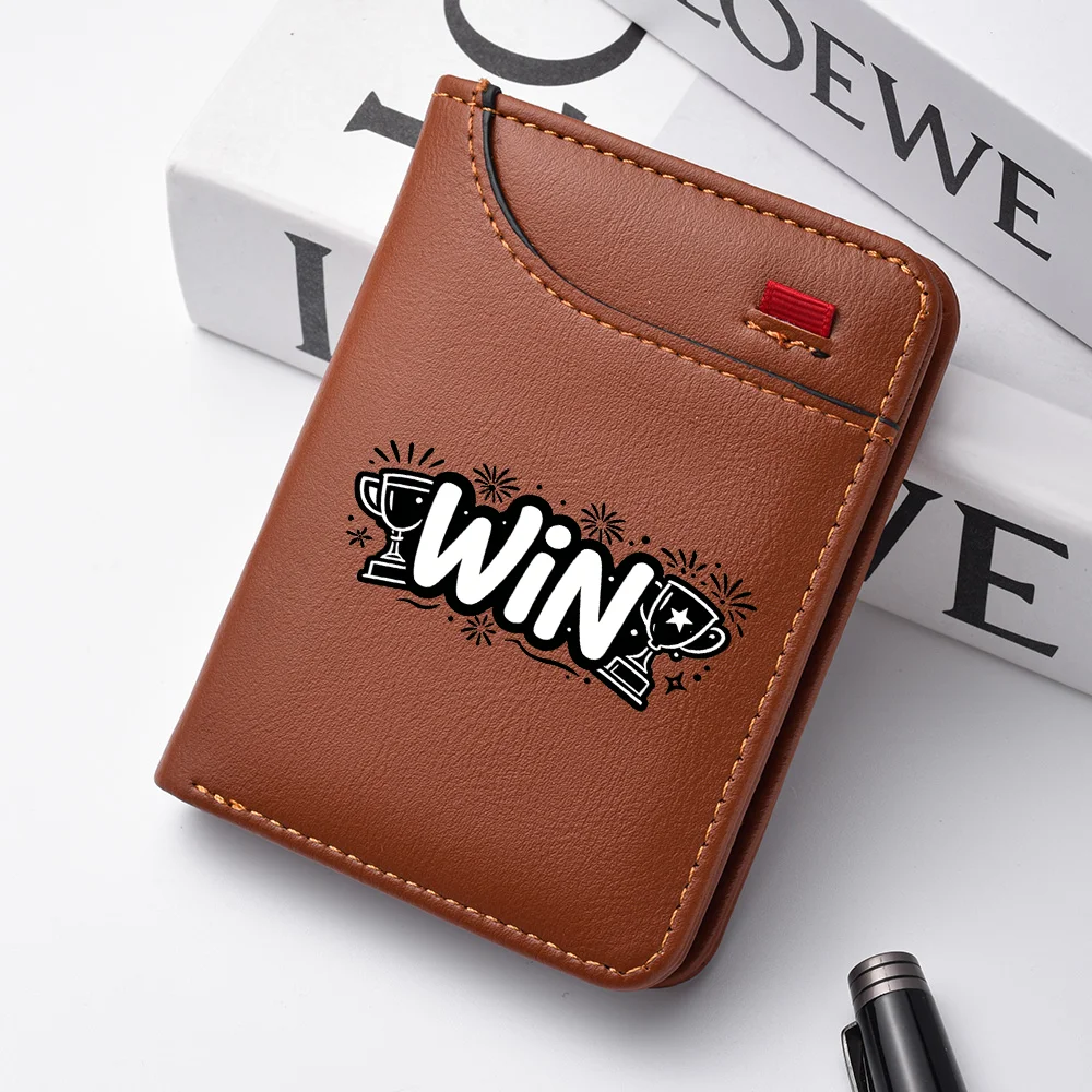 Slim Men's Wallet Vertical Multi-Card Small Credit Card Wallet for Men New Style