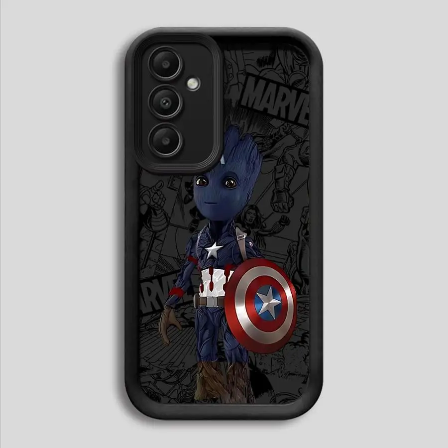 Marvel Groot Phone Case for Galaxy A15 A72 A52 4G 5G A25 A35 A55 A51 A73 A52s A53 A54 5G A71 4G Cover