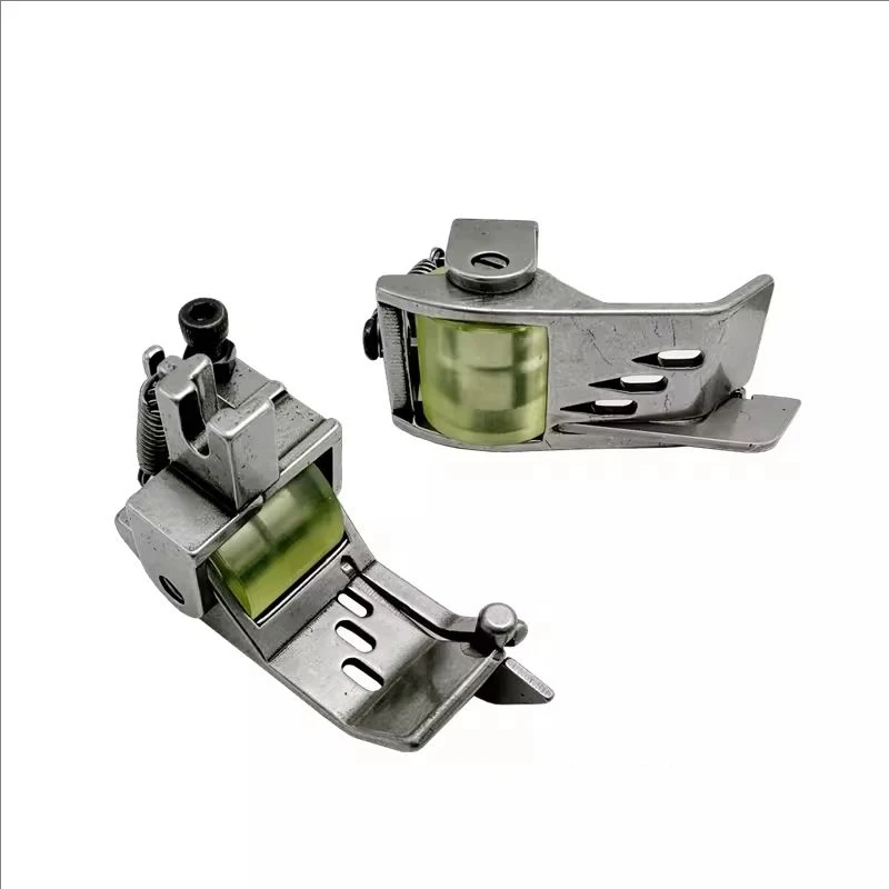 Right Edge Guide Roller Presser Foot for Three-Needle Chain Lockstitch Industrial Sewing Machine Accessories Fit JUKI 3800
