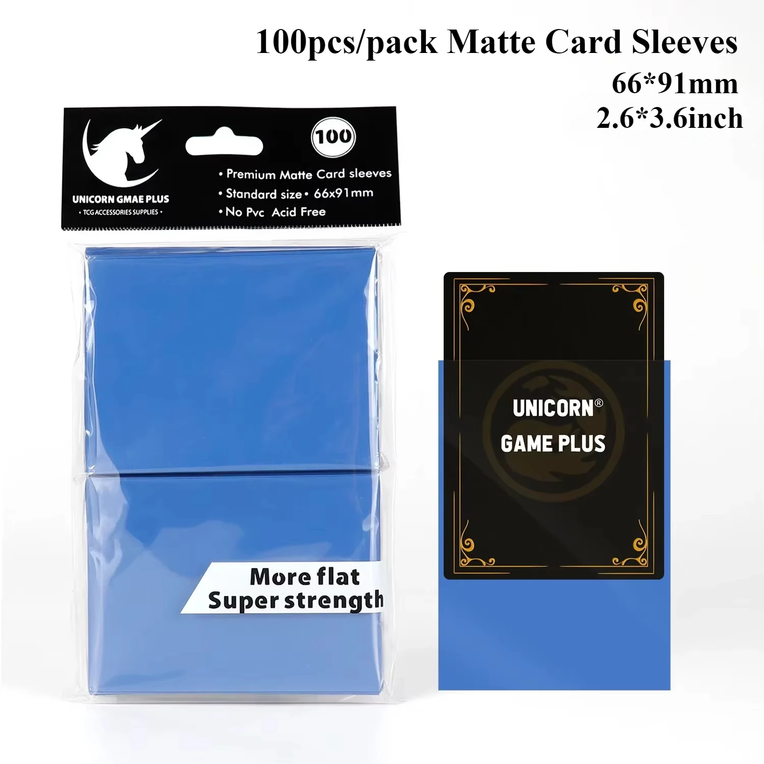 100PCS 66x91mm Matte Standaard Maat Kaart Mouwen TCG Trading Cards Protector Voor Tarot Shield Bordspellen magische Cover PKM