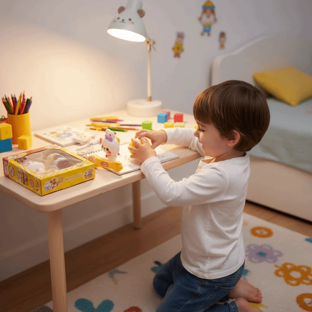 

Simulation Model Pudding Food Feeding Pretend Play Early Education Strawberry Jelly Feeding Set Role Play Kawaii