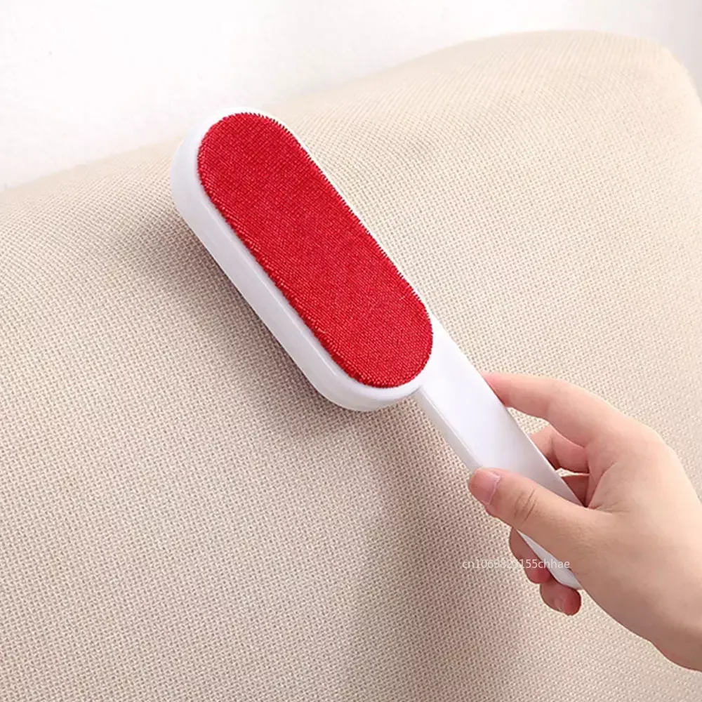 1pc Double Sided Reusable Cleaning Brush Clothes Lint Removal Static Brush Home Coat Suit Brush Pet Hair Remover