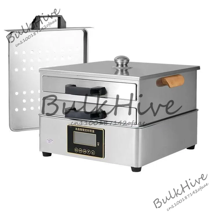 

220V Gas Small household electric breakfast vermicelli steamer steam furnace stainless steel drawer vermicelli furnace
