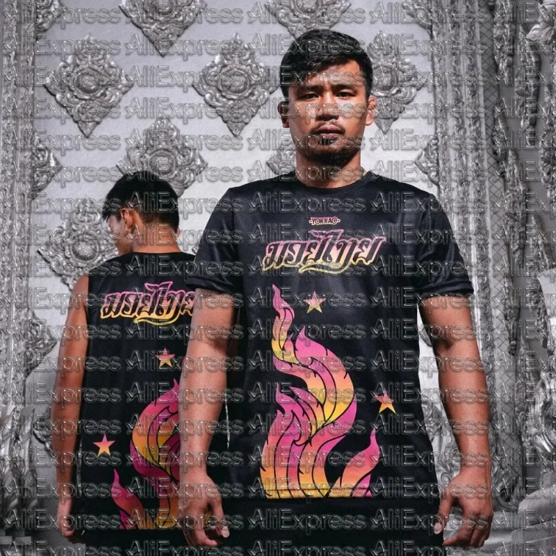 

Thai Muay Thai Sanda Sports Casual Daily Trendy Short Sleeve Tee Unisex