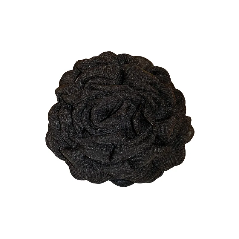 Elegance Fabric Rose Flower Hair Claw Clips Women Girls Trendy Hair Clip Barrette Ponytail Hair Clamps Headwear Hair Accessories