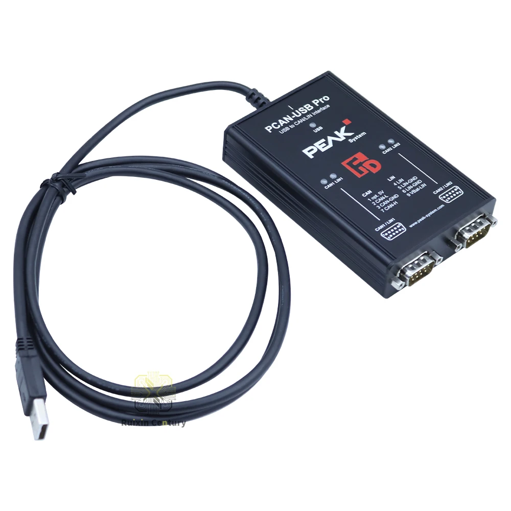 FOR PEAK-System PCAN-USB Pro FD IPEH-004061 2xCAN FD 2xLIN USB Adapter 12Mbit/s 1us 500V ISO Aluminum Shell Genuine view 2