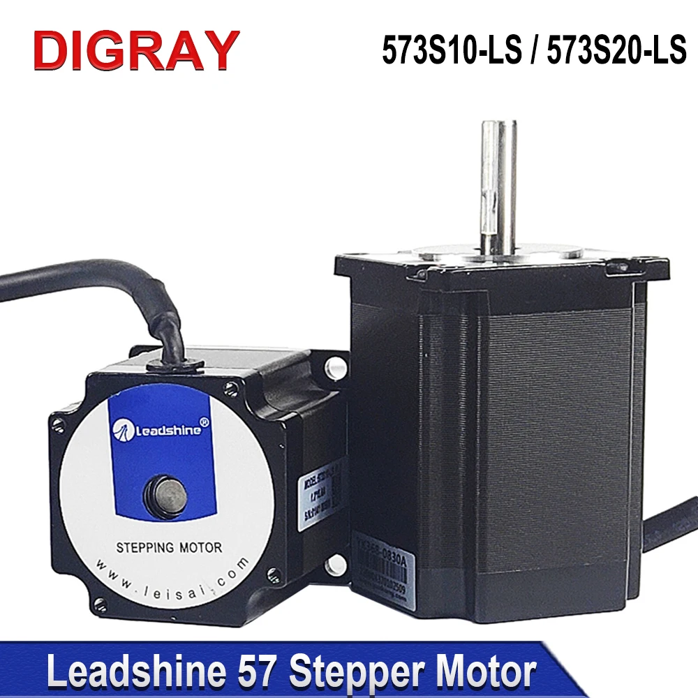 

DIGRAR Leadshine Stepper Motor 573S20-LS 5.8A 573S10-LS 5.6A 3 Phase Stepping Motor for CNC Laser Engraving and Cutting Machine