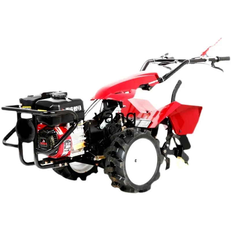 

XYY new four-wheel drive direct connection micro-tiller small multi-functional trenching potter