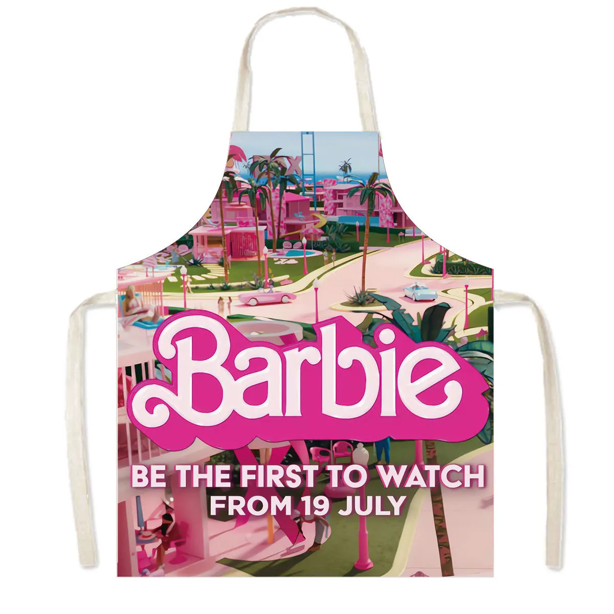 Barbie Apron Home Cooking Kitchen Trendy Movie Decoration Halter Anti Oil Pollution Stylish Girls Gift Lovely Practical Cute