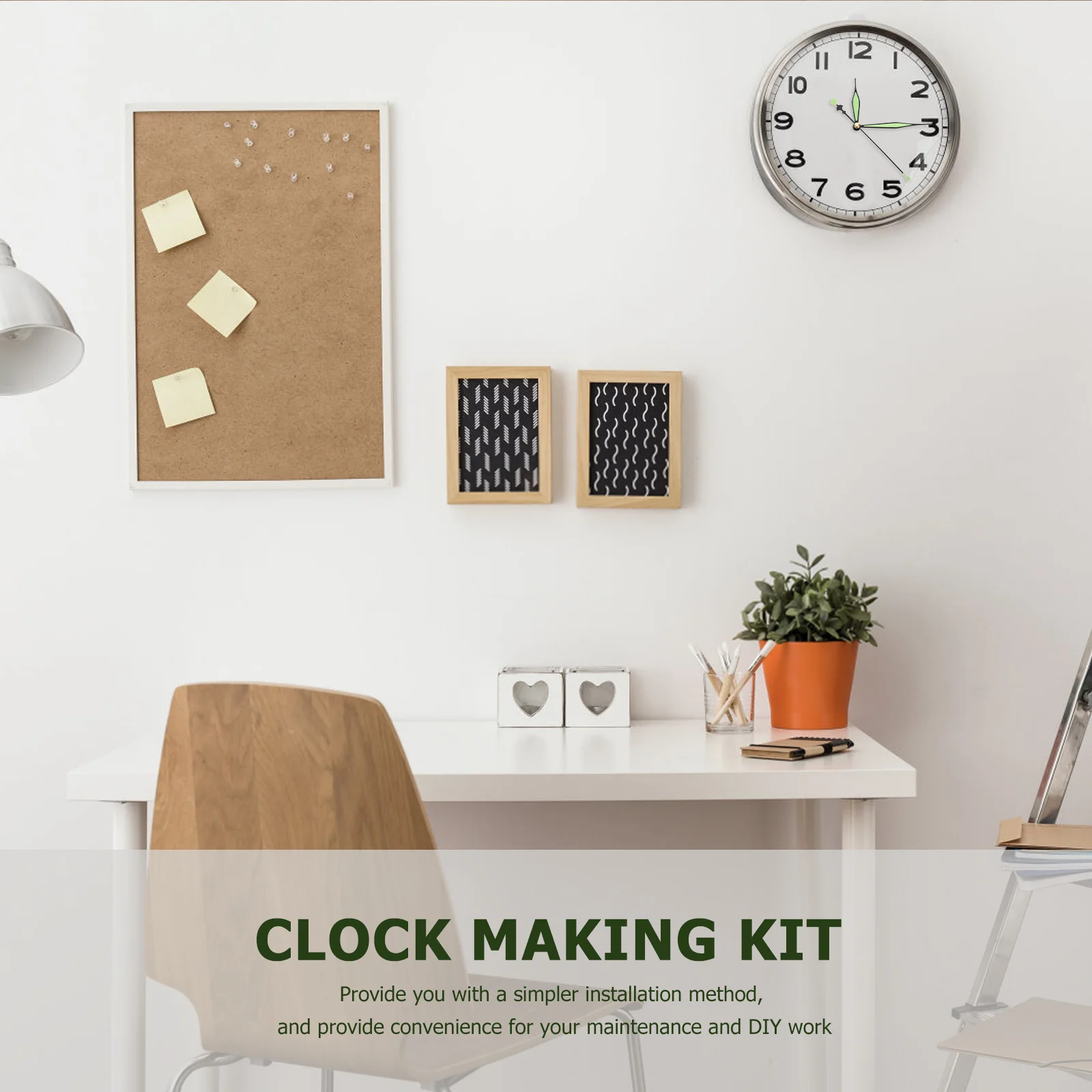 

10Sets DIY Glow Clock Hands Replacement for Wall Clock Repair Parts Kit Durable Accurate Pointer Accessories for Repairs