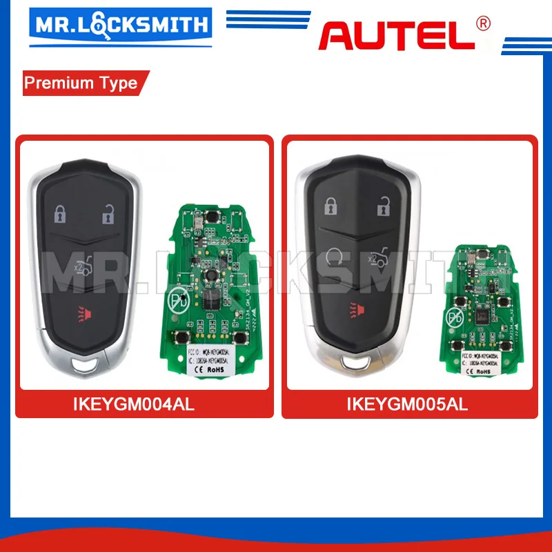 Autel Premuim Type GM004AL GM005AL IKEYGM005AL IKEYGM04AL For Autel Smart Key For KM100 IM508 IM608 KM100