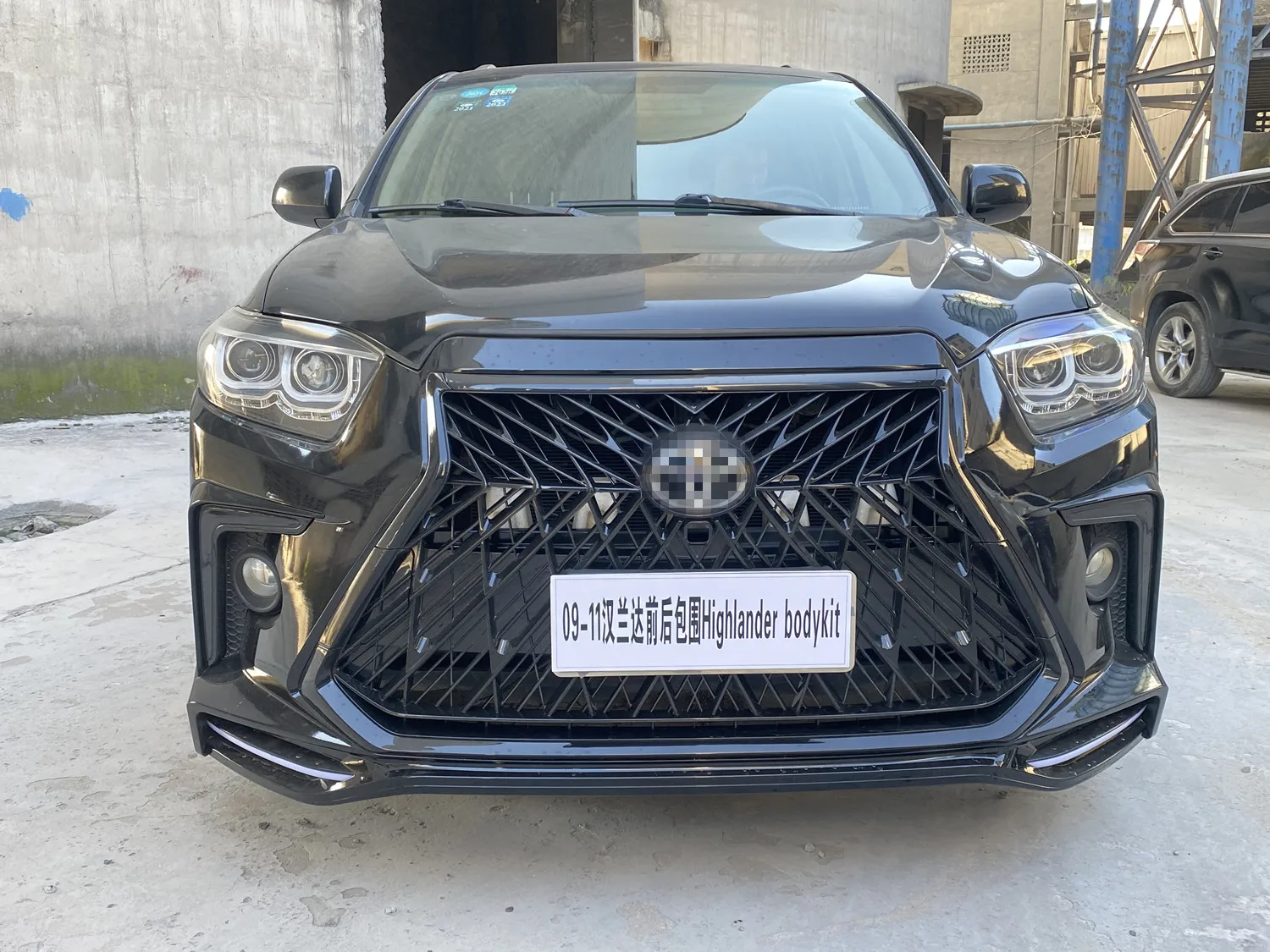 New Direct Factory upgrade modified bumper Body kits For Highlander to Lexus Style