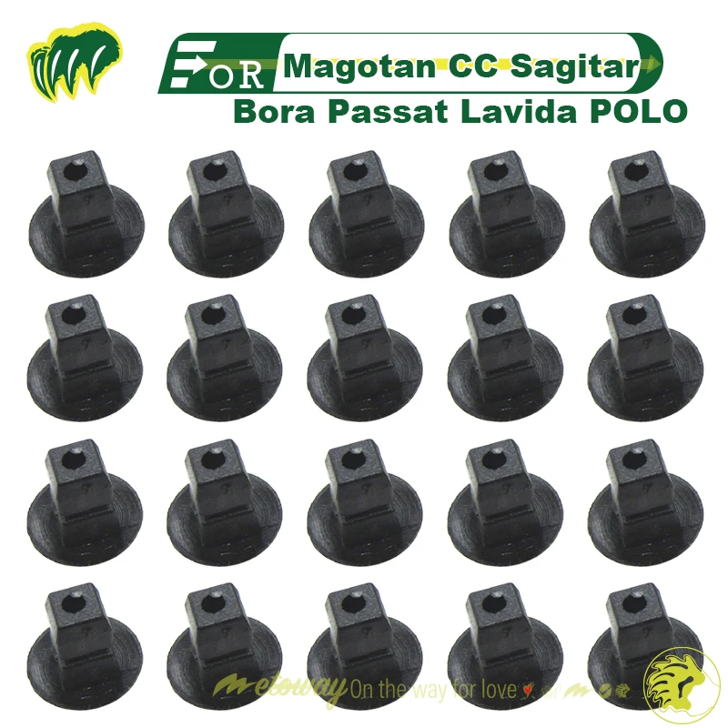 

20pcs Buckles For Magotan CC Sagitar Bora Passat Lavida POLO Leaf Plate Inner Lining Buckles Cap Expansion Buckles