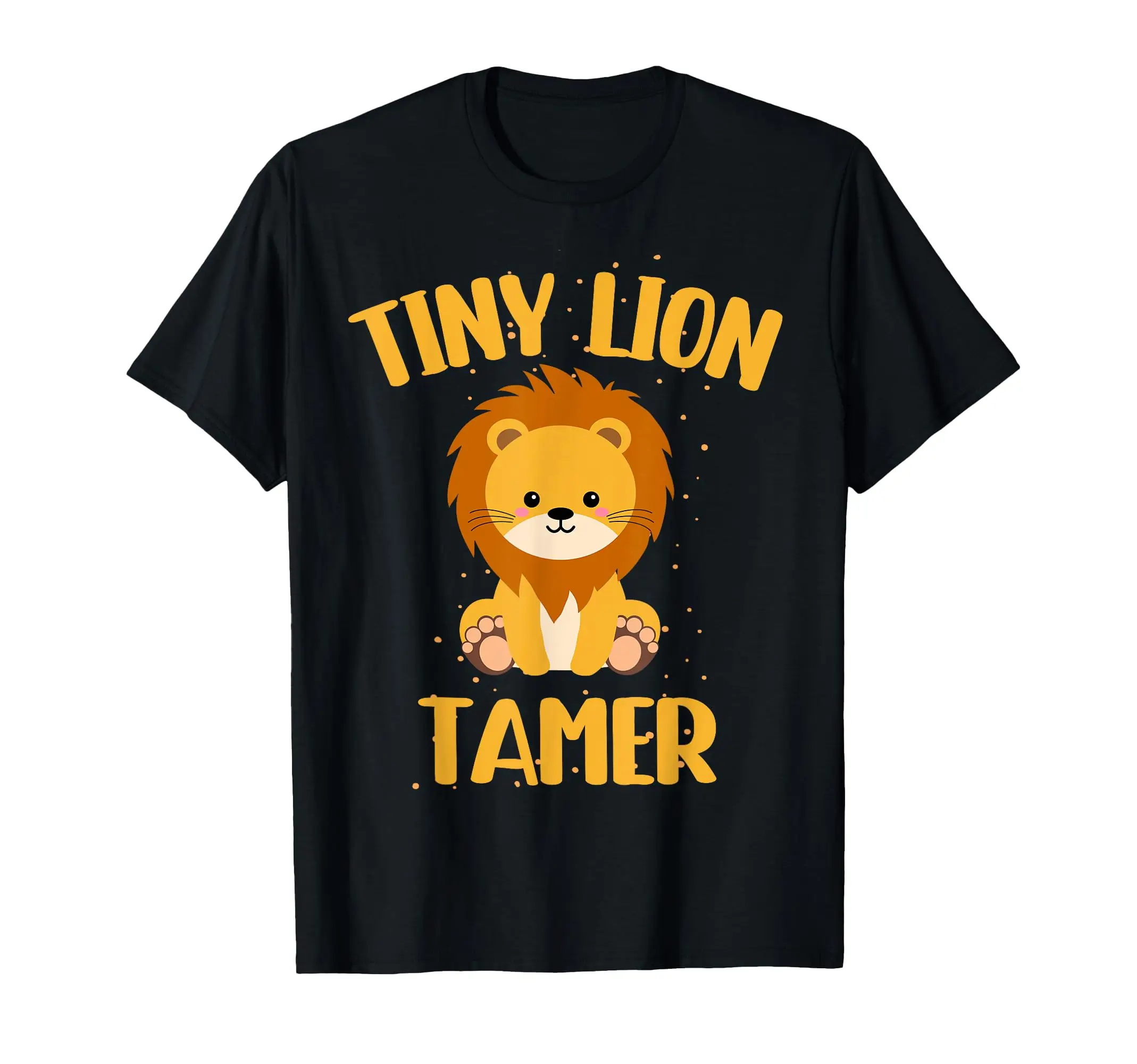 Circus Lion Tamer Shirt - Circus Shirts - Tiny Classic Logo T Shirt and Stickers, Unisex Adult T Shirt Collection