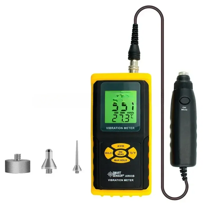 AR63B Digital Precision Vibration Meter Tester Gauge Analyzer Smart Sensor