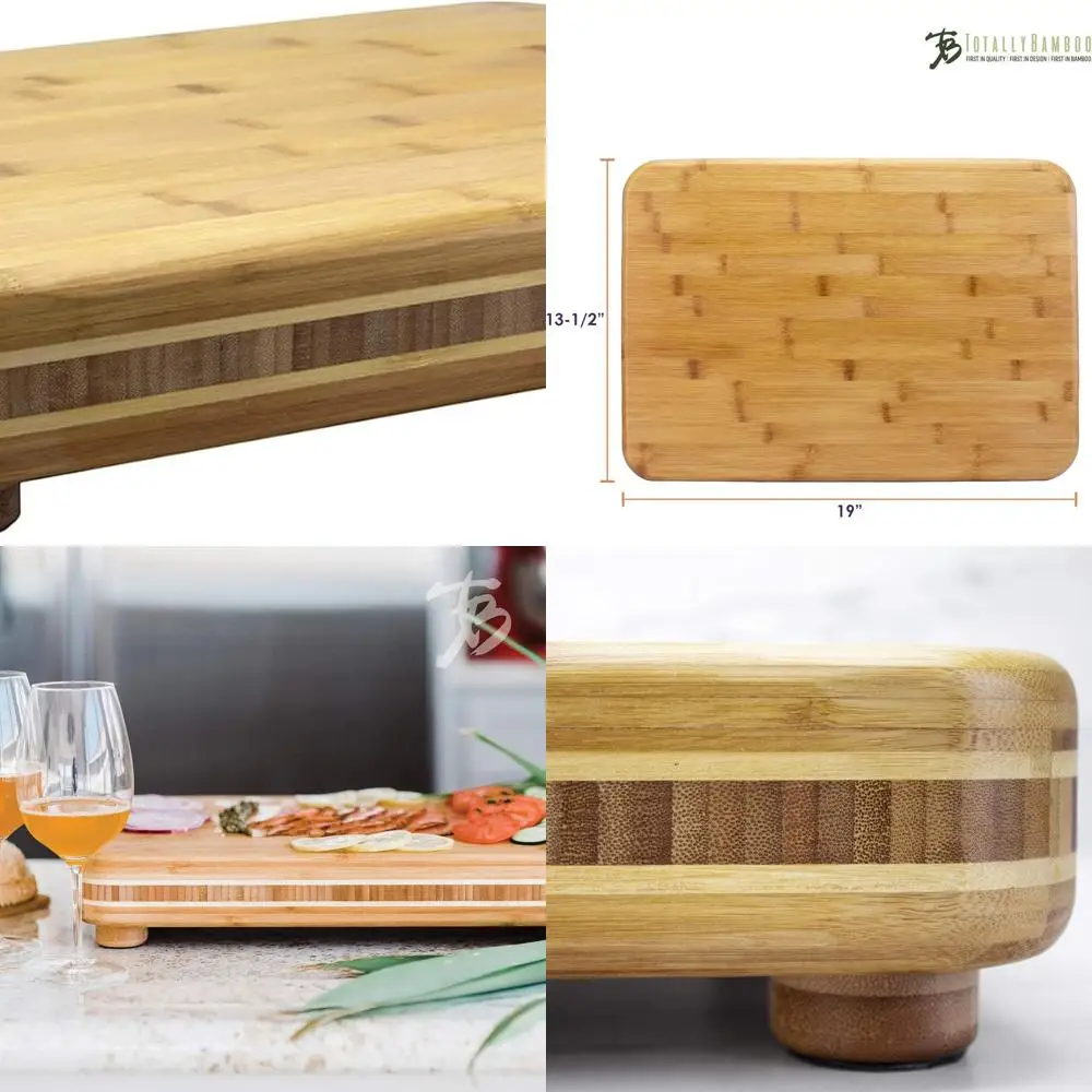 

Large Bamboo Chopping Board, 19 x 13.5 - Easy to Use