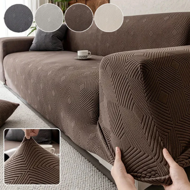 

Solid Color Sofa Cover,Fashionable and Simple, Pet-Friendly,and Non-Slip,Suitable for Multi-Scene Sofa Decoration, Easy To Clean