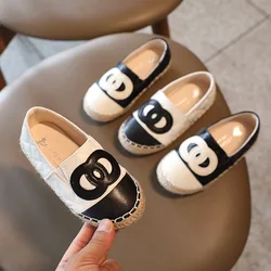 Spring Autumn Children's Fashion Fisherman Shoes Baby Leather Shoes Soft Sole Toddler Girl Loafers Princess Flats Shoes New