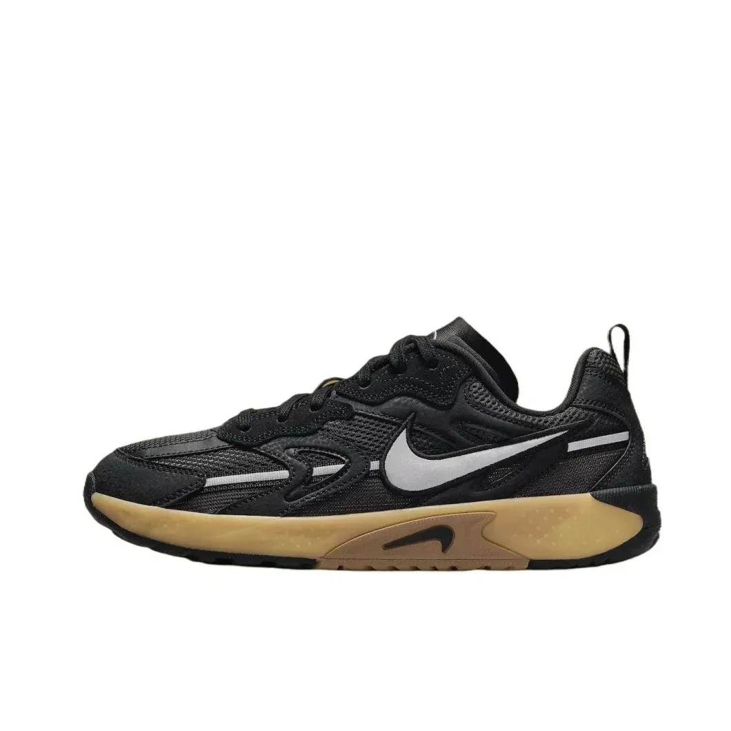 Nike Jam Low Top Casual Running Shoes Comfortable Shock Absorbing Sneakers Men's and Women's Black and Brown Colorways