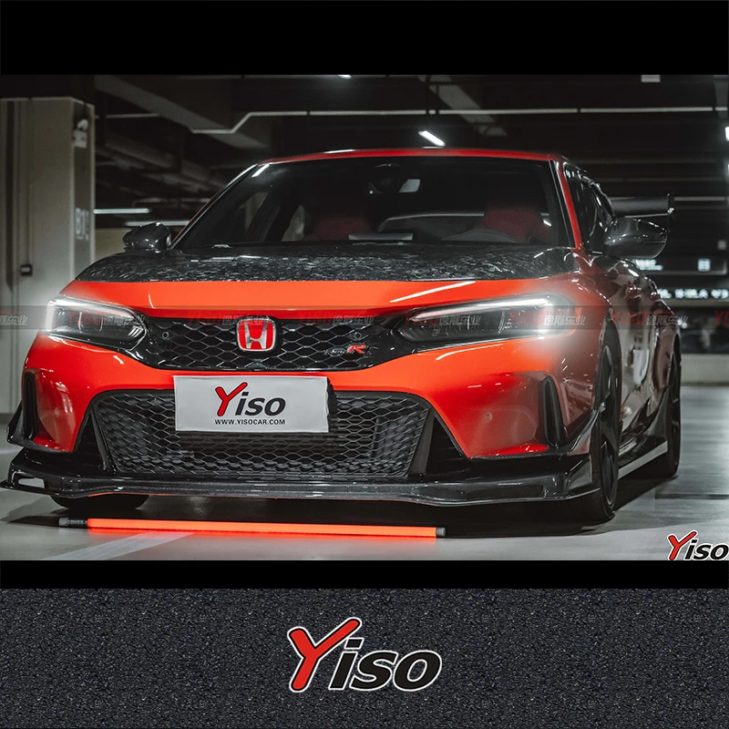 Suitable for HONDA FL5 TYPER SPOON encircling modified carbon fiber Front shovel front jaw Front Lip