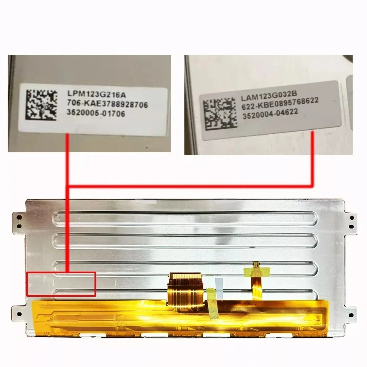 

LLB123LT01 LCD Display For Citroen Peugeot 3008 5008 DS7 C5 C6 Speedometer Screen Replacement 9808851580 9815286580