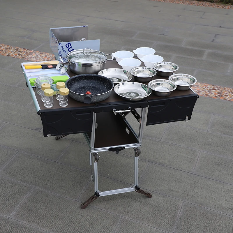 Bulin C650 Quality Protection rv mobile kitchen portable camper accessories Outdoor Mobile Camping Kitchen