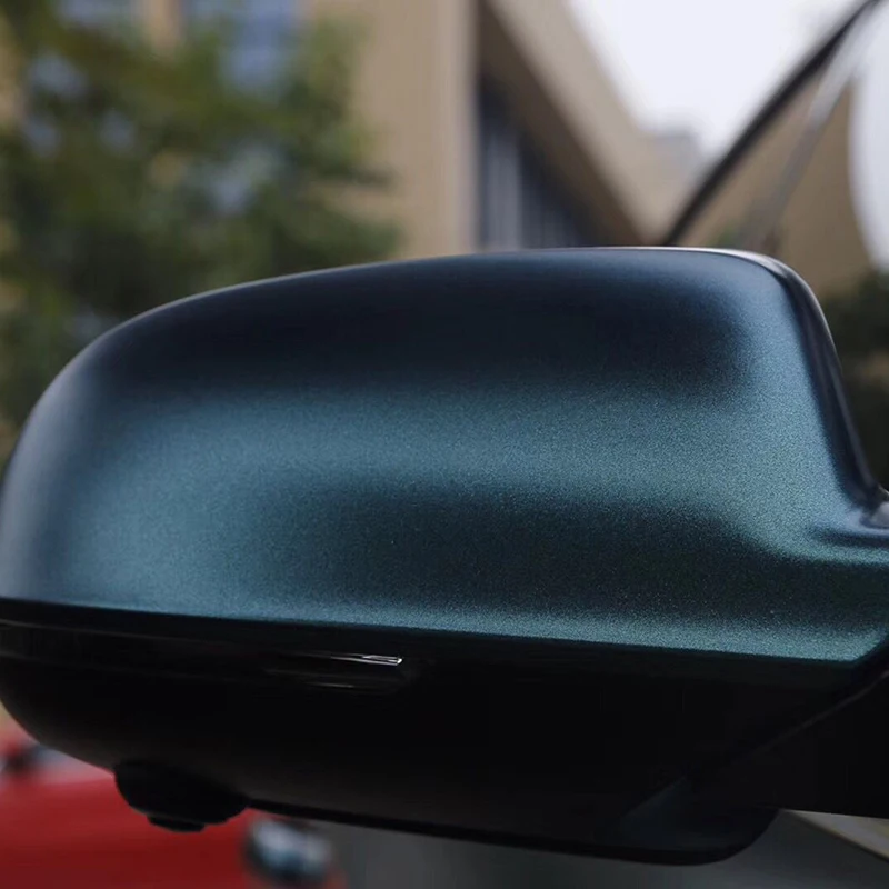 Satin Metallic Film Car Carbon Fiber Texture Carbon Fiber Production Dark Green