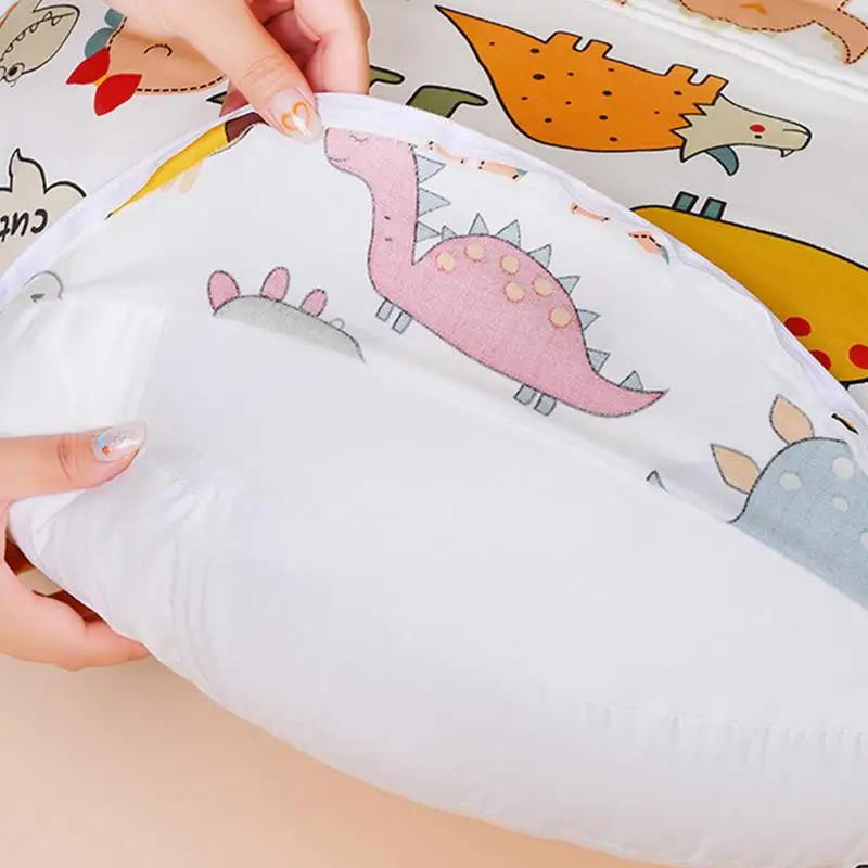 Toddler Support Pillow For Nursing Support Breathable Pillow Breathable Nest Sleeper Pillow Anti Roll Bed For Kids Children