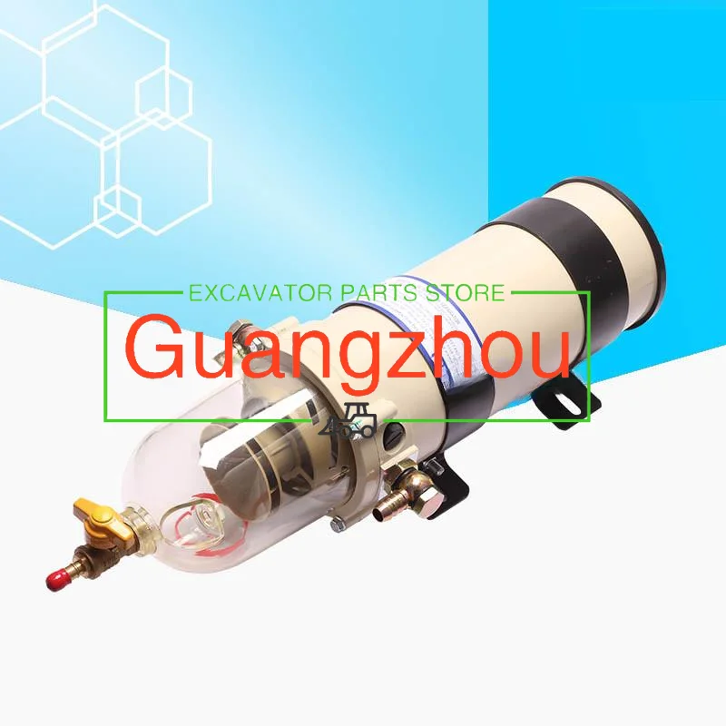 أجزاء حفارة عالية الجودة شاحنة ثقيلة فاصل الزيت عن الماء 500 900 1000FH FG الديزل الخشنة تصفية التحديثية الجمعية