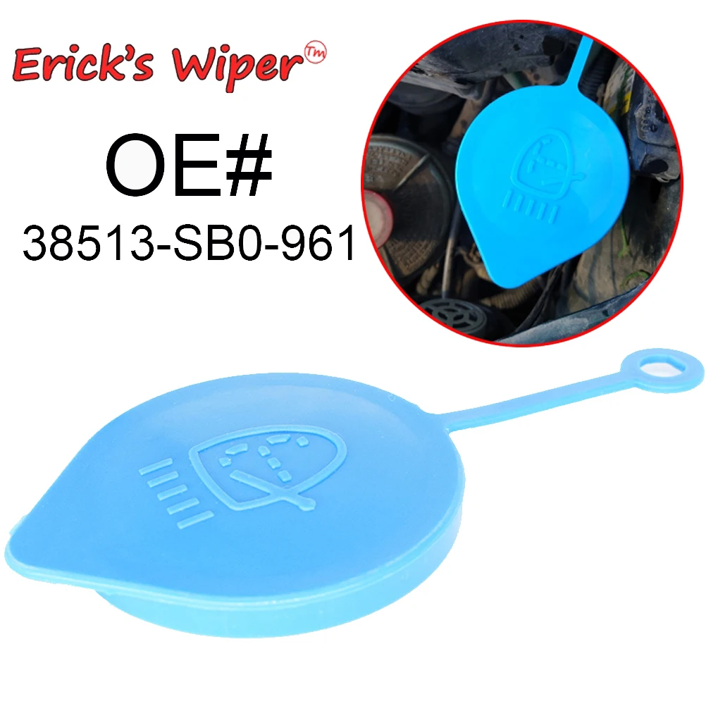 Erick's Wiper Front Windscreen Wiper Washer Fluid Reservoir Bottle Lid Cap Cover For Honda Accord Fit Prelude CR-V CRX Civic