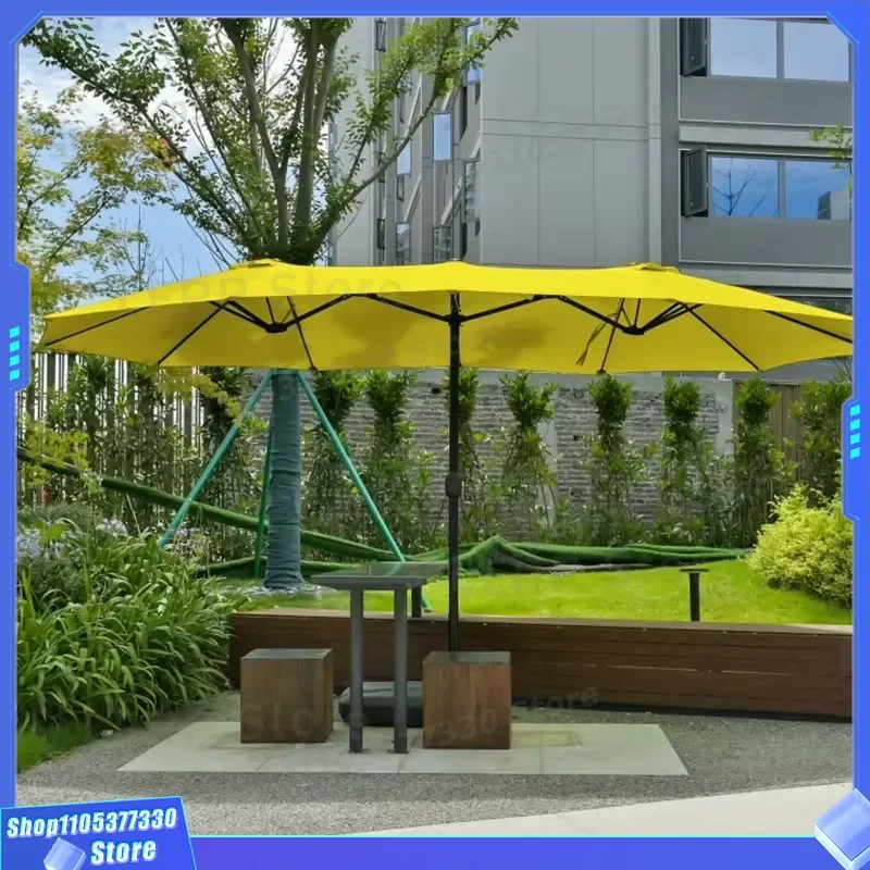 Tuoye Garden Customised 12 Ribs Cantilever Parasol Patio Double-sided Umbrella Outdoor Big Giant Sun Umbrellas on Sale