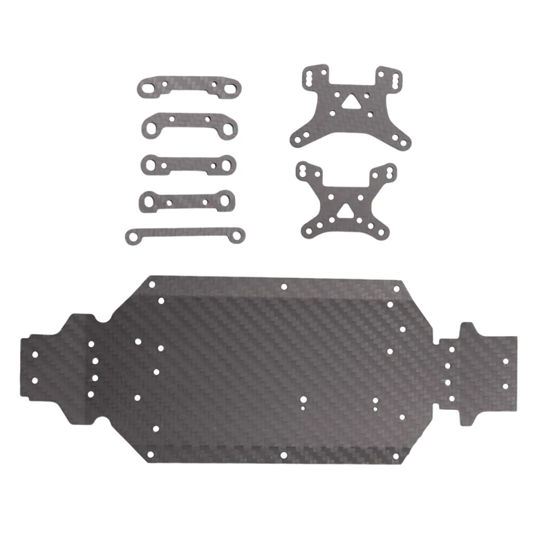 Carbon Fiber Chassis Shock Tower Arm Code For Wltoys 144001 144002 144010 LC Racing EMB-T 1/14 RC Car Replacement