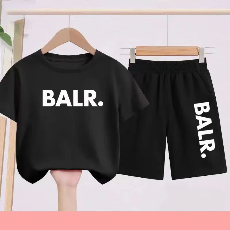 

Children's Gift Sports Set, Running, Ball Games, Outdoor T-shirt + Shorts, Quick-drying, Breathable and Skin-friendly Fabric