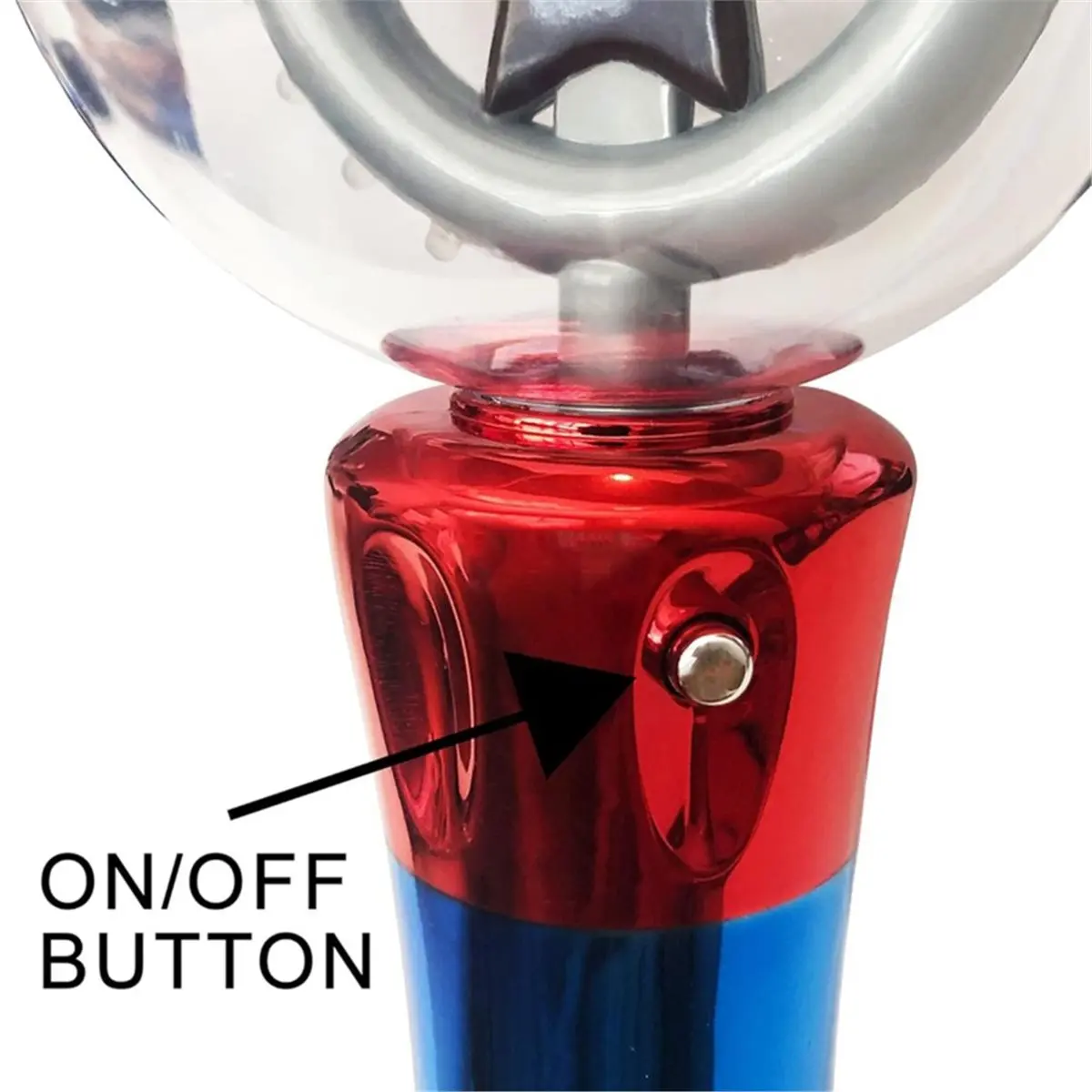 2026 New  Light Up Toy Wand - Magic Ball with LED Lights, Sensory Spinner for Kids, Party Favors & Classroom Prizes
