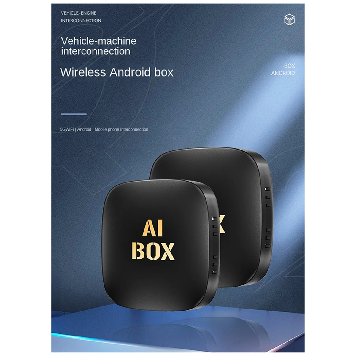 

B47C Car Adapter 3 in 1 Wireless CarPlay Android Adapter Wireless Adapter CarPlay Ai TV Box with Wired CarPlay Ai Box-A