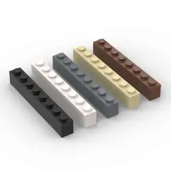 MOC 10PCS Puzzle Particle 3008 1x8 Bricks Building Blocks High-Tech House Castle Educational Toy Children Birthday Dropshipping