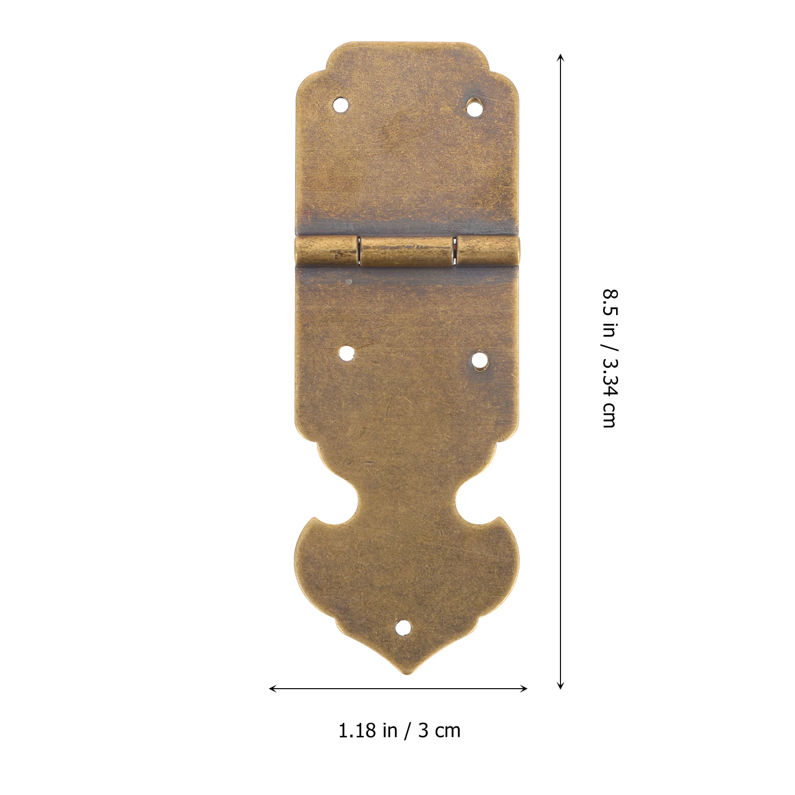 2pcs Copper for Drawer Jewelry Box Hinges Jewelry Box Wooden Gift Rust Small Hinges Resistant Durable Hardware