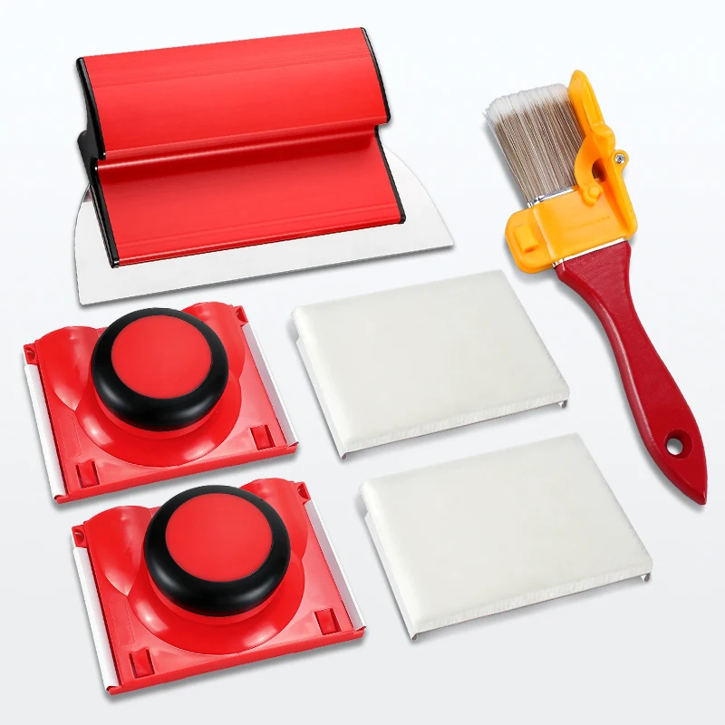 

Кисть для окантовки с разделением цветов и накладкой для окантовки, лезвие для гипсокартона для использования в помещении и на открытом воздухе на стенах и потоках