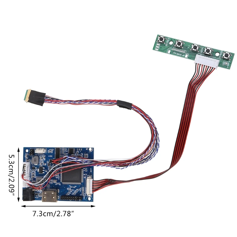 Płyta kontrolera LCD Lvds 1 kanał 6-bitowy 40 pinów Panel LCD Standardowe podświetlenie 6 pinów 1 zestaw dla 3 LP156WH2 TLA